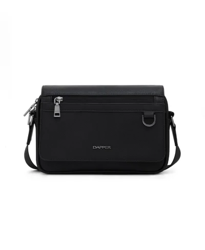 กระเป๋าสะพายข้าง Saffiano Flap Crossbody Bag