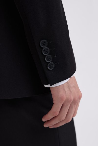 TECHFLEX Regular-Fit Suit - Black