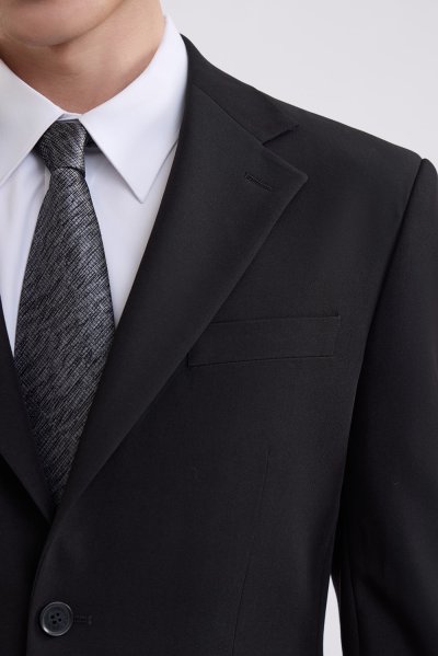 TECHFLEX Regular-Fit Suit - Black