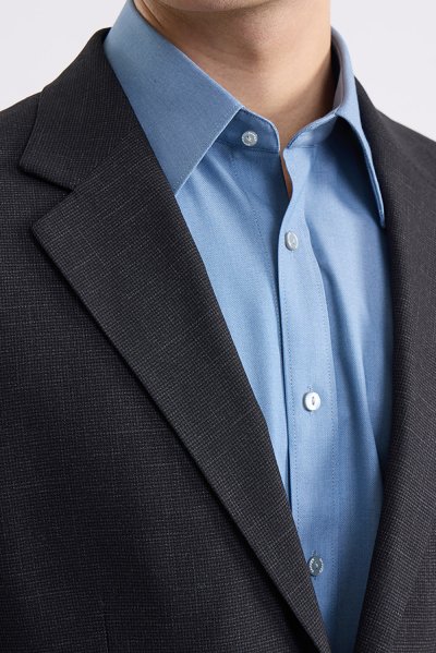 Textured Weave Regular-Fit Suit