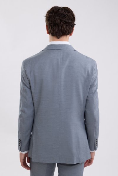 Premium Tailored Fit Suit - Grey