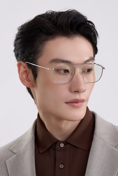 Premium Tailored Fit Suit - Light Grey