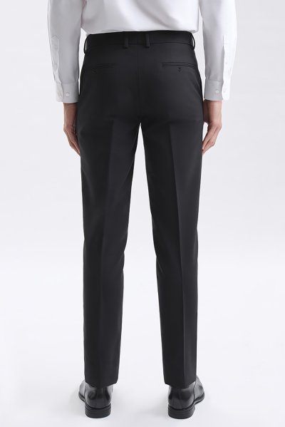 กางเกงขายาว TECHFLEX Regular-Fit Trousers - Black