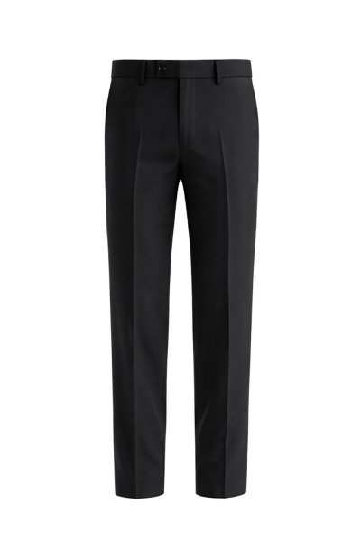 กางเกงขายาว TECHFLEX Regular-Fit Trousers - Black