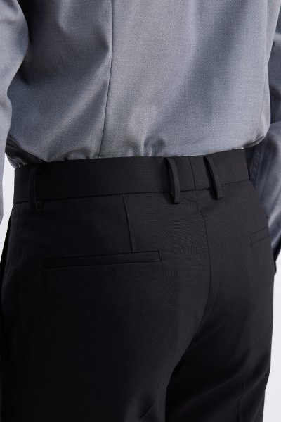 TECHFLEX Textured Regular-Fit Trousers