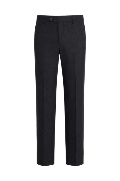 กางเกงขายาว Textured Weave Regular-Fit Trousers