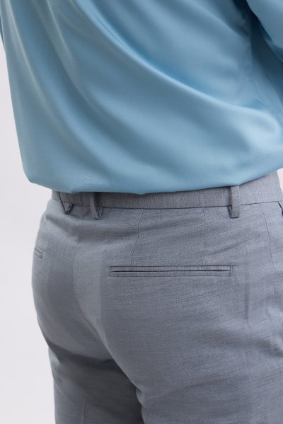 Premium Tailored Fit Trousers - Grey