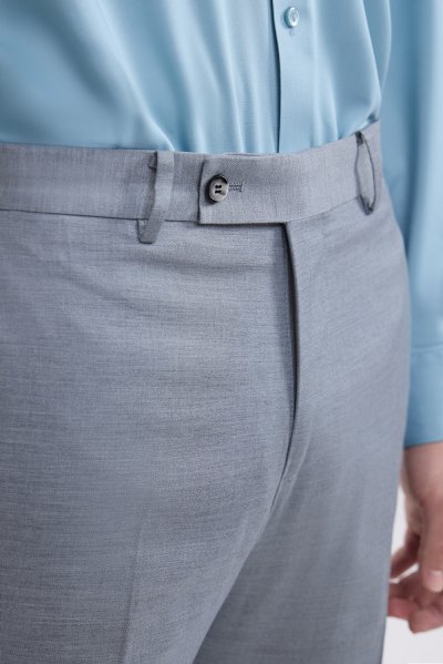 Premium Tailored Fit Trousers - Grey