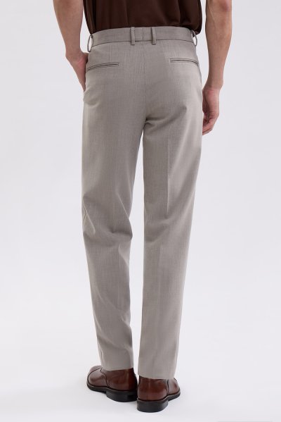 Premium Tailored Fit Trousers - Light Grey