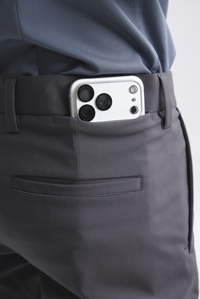 Essential Slim-Fit Trousers - Dark Grey