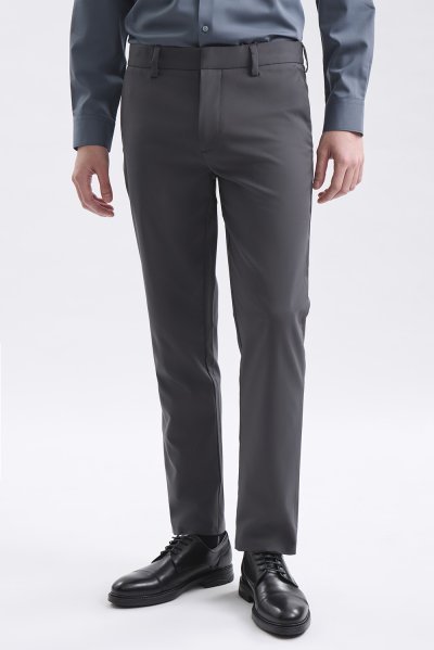 Essential Slim-Fit Trousers - Dark Grey