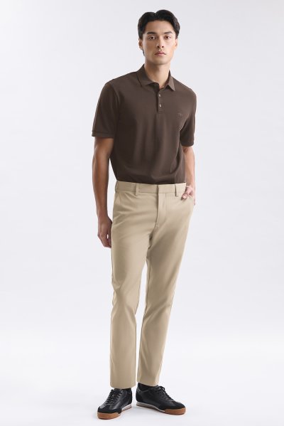 Essential Slim-Fit Trousers - Khaki