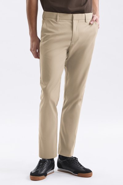 Essential Slim-Fit Trousers - Khaki