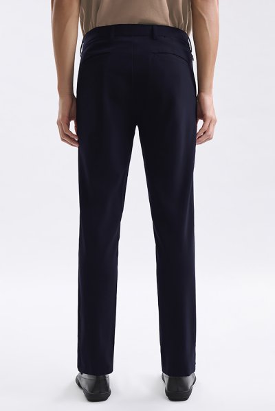 กางเกงขายาว Smart Stretch Slim-Fit Trousers - Navy