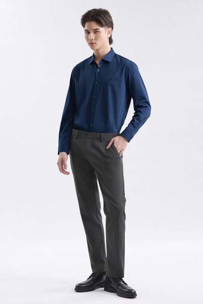 Essential Slim-Fit Trousers - Deep Grey
