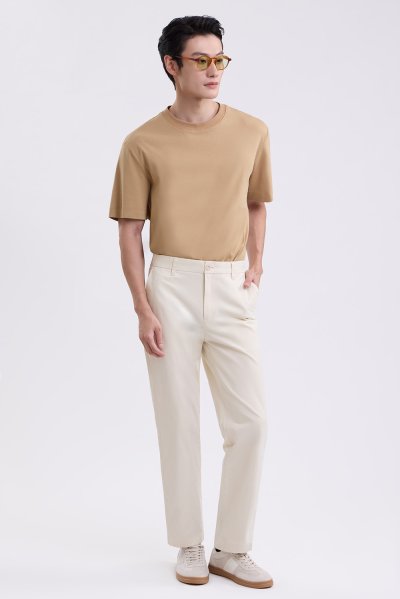 กางเกงชิโน่ Essential Stretch Chino Pants - Cream