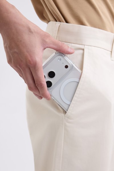กางเกงชิโน่ Essential Stretch Chino Pants - Cream