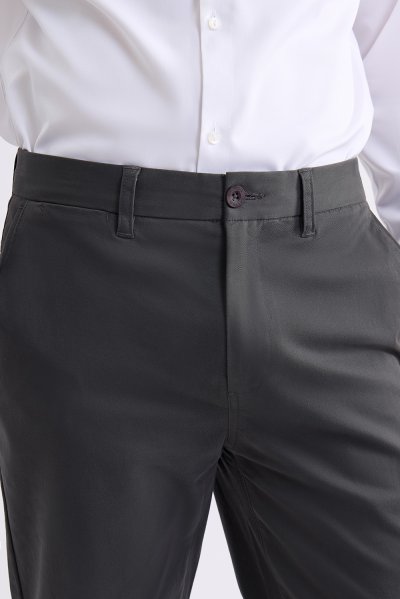 Smart Stretch Chino Pants - Dark Grey