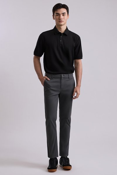 Comfort Stretch Chino Pants - Grey