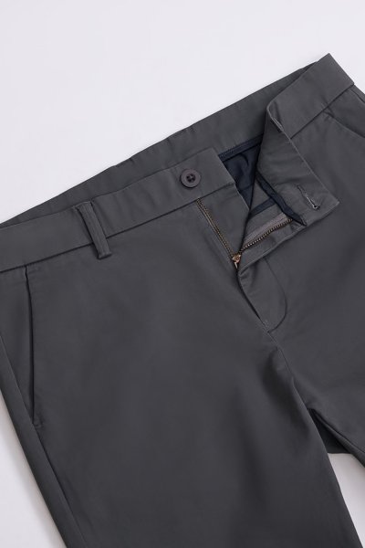 Comfort Stretch Chino Pants - Grey