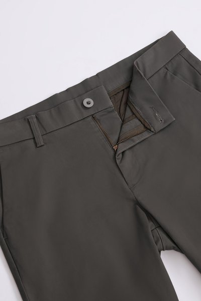 Comfort Stretch Chino Pants - Olive Green