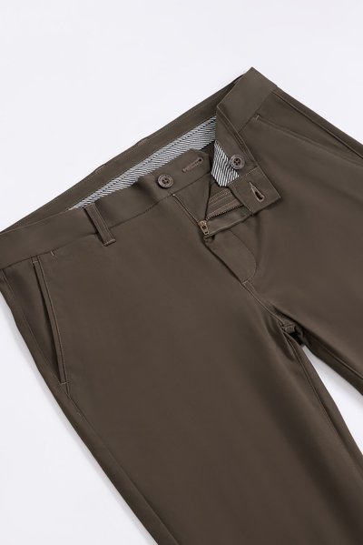 Smart Stretch Chino Pants - Olive Green
