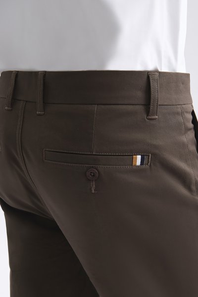 Smart Stretch Chino Pants - Olive Green