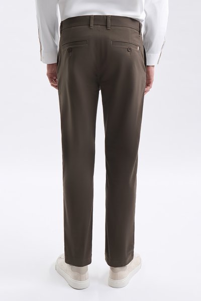 Smart Stretch Chino Pants - Olive Green