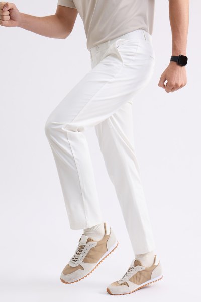 Smart Stretch Chino Pants - White
