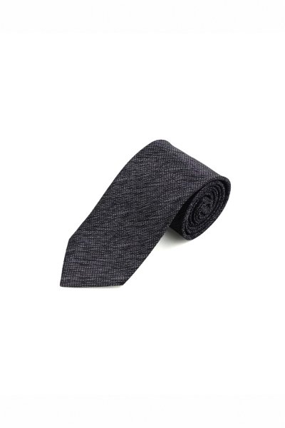 7.5 cm Black Melange Tie