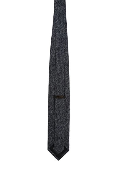 7.5 cm Black Melange Tie