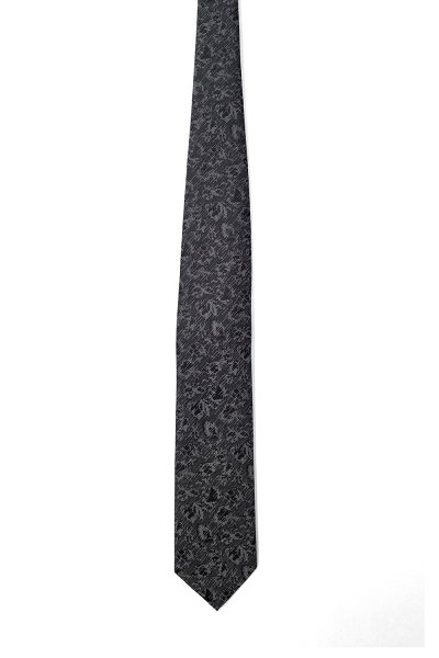7.5 cm Shadow Bloom Tie - Grey