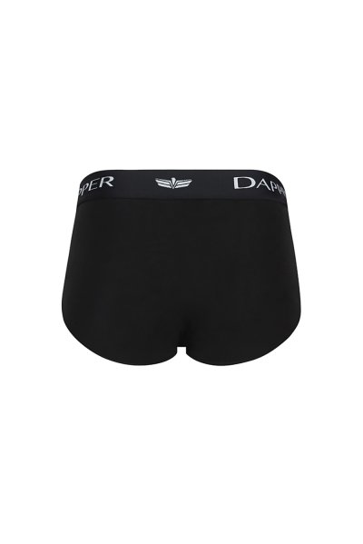 กางเกงชั้นในชาย Dapper Iconic Pima Cotton Briefs – Black (Pack 2 Pcs.)