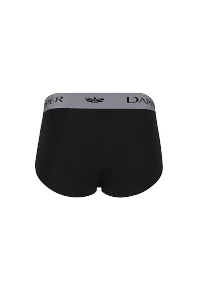 Dapper Iconic Pima Cotton Briefs – Black (Pack 2 Pcs.)