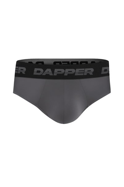 กางเกงชั้นในชาย Dapper Ultraflex Briefs – Grey (Pack 2 Pcs.)