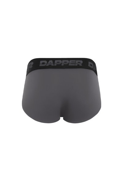 กางเกงชั้นในชาย Dapper Ultraflex Briefs – Grey (Pack 2 Pcs.)