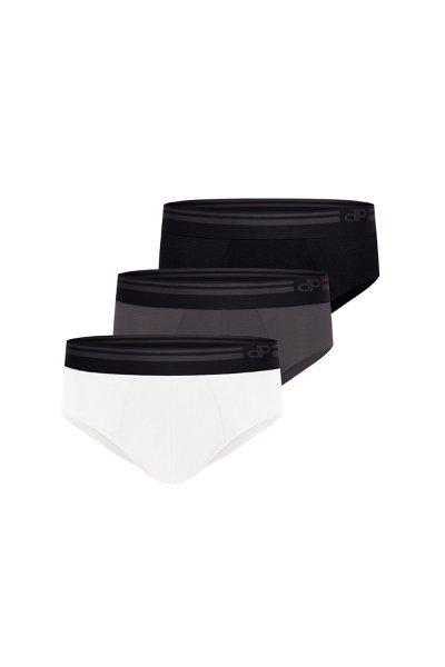 กางเกงชั้นในชาย Dapper Pure Essential Briefs – Multicolor (Pack 3 Pcs.)