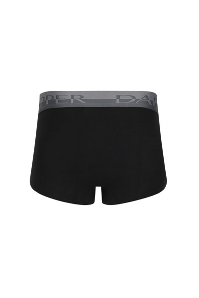กางเกงชั้นในชาย Dapper Pima Cotton Trunks – Black (Pack 2 Pcs.)