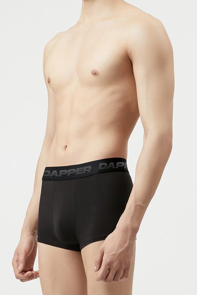 Dapper Ultraflex Trunks – Black (Pack 2 Pcs.)