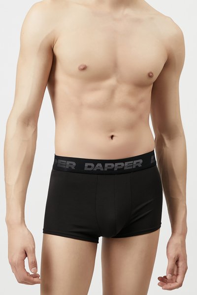 Dapper Ultraflex Trunks – Black (Pack 2 Pcs.)