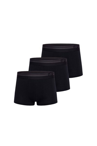 กางเกงชั้นในชาย Dapper Pure Essential Trunks – Black (Pack 3 Pcs.)