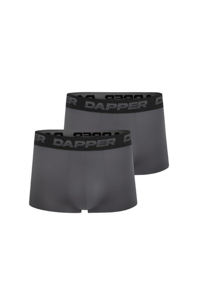 Dapper Ultraflex Trunks – Grey (Pack 2 Pcs.)