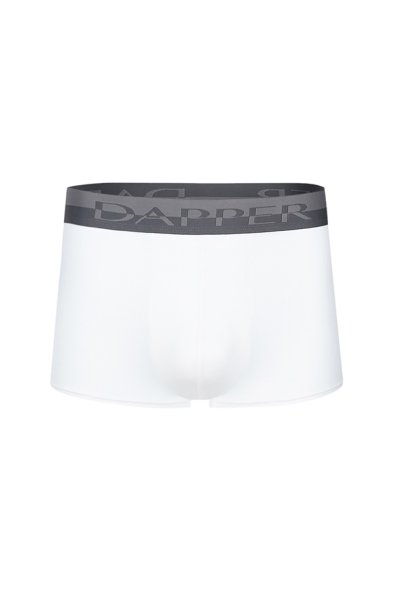 กางเกงชั้นในชาย Dapper Pima Cotton Trunks – White (Pack 2 Pcs.)