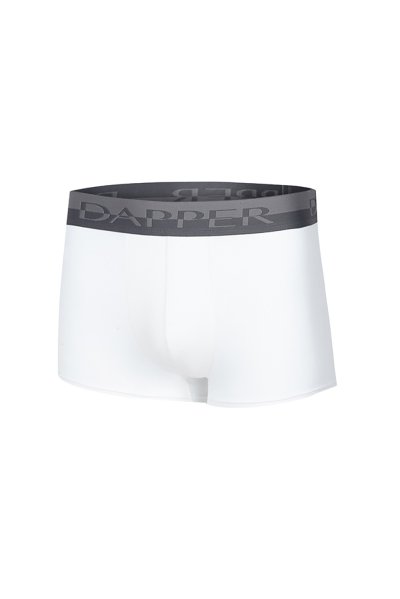 กางเกงชั้นในชาย Dapper Pima Cotton Trunks – White (Pack 2 Pcs.)