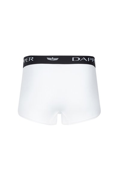 กางเกงชั้นในชาย Dapper Iconic Pima Cotton Trunks – White (Pack 2 Pcs.)