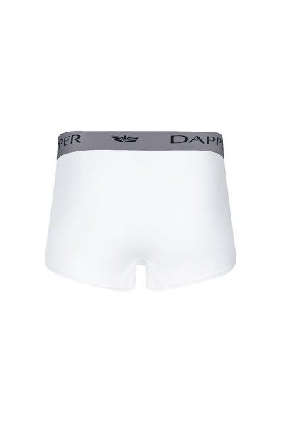 กางเกงชั้นในชาย Dapper Iconic Pima Cotton Trunks – White (Pack 2 Pcs.)