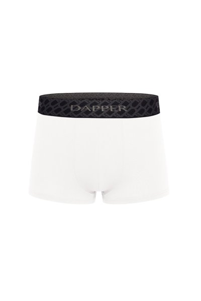 กางเกงชั้นในชาย Dapper Monogram Trunks – White (Pack 3 Pcs.)