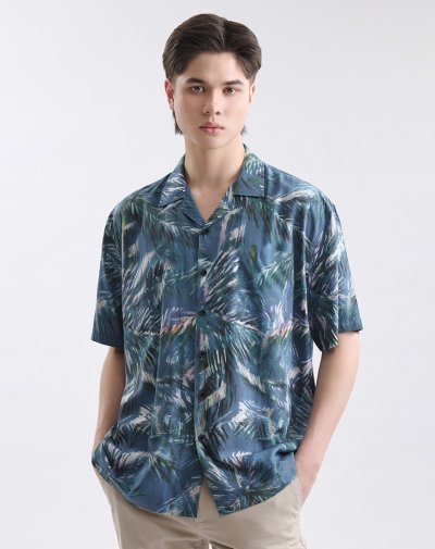 เสื้อเชิ้ตแขนสั้น Coco Shade Print Shirt