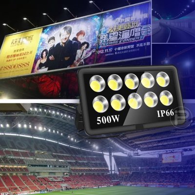 ไฟสนาม COB โคมไฟสปอร์ตไลท์สนามกีฬา วัตต์สูง 100W, 200W, 300W, 400W, 500W และ 1000W