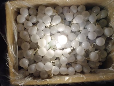 หลอดไฟปิงปอง LED Bulb Light (ยกลัง 100 หลอด) ขั้ว E27 ขนาด 5 วัตต์, 7 วัตต์, 9 วัตต์ ไฟบ้าน 220V